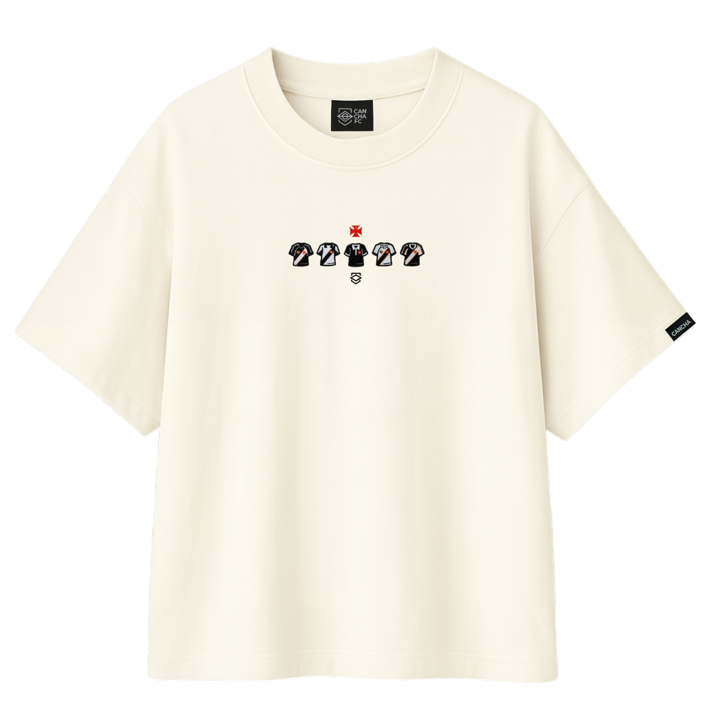 Camiseta Oversized Vasco - Brasão Clássico