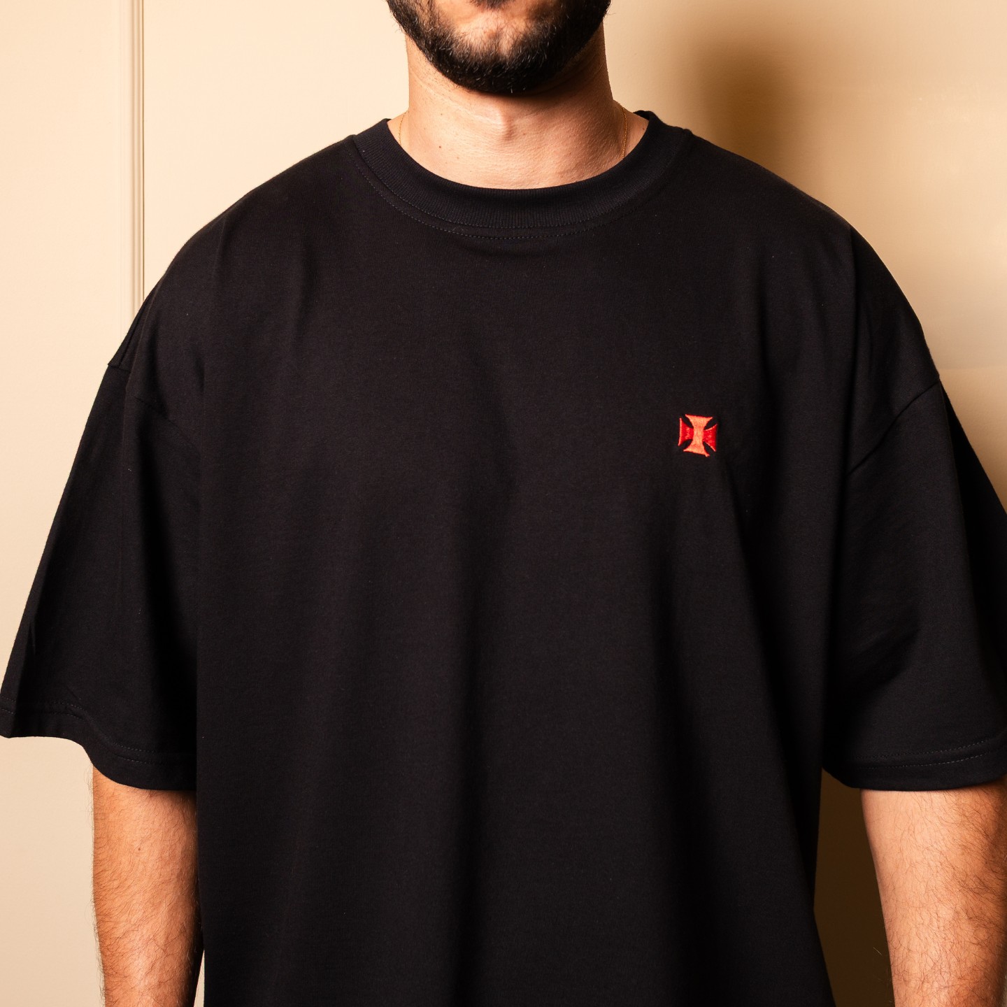 Camiseta Oversized Vasco - Cruz de Malta