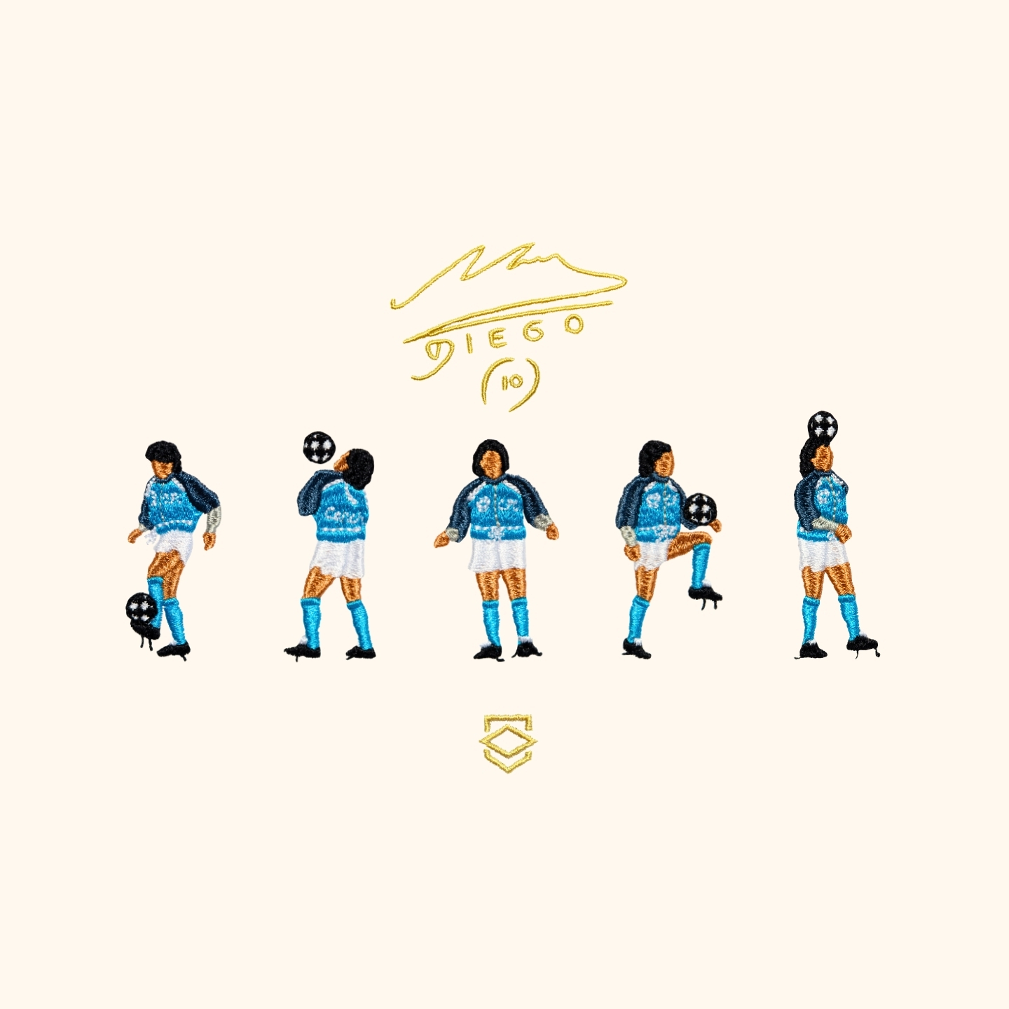 Camiseta Oversized Maradona - Live is Life