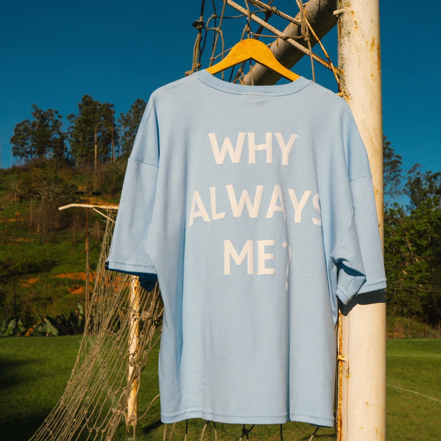 Camiseta Oversized Suedine Why Always Me?